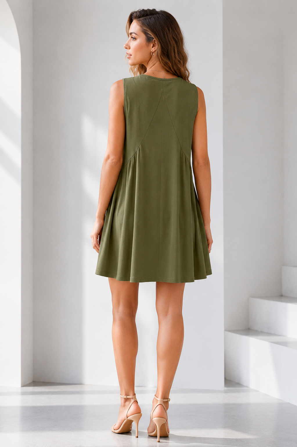 Ruched V-Neck