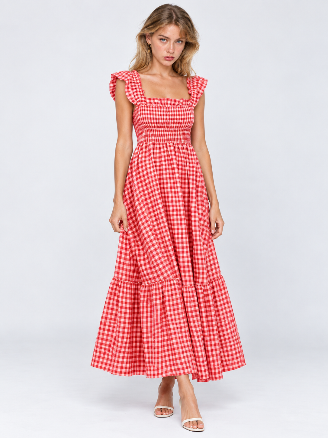 Plaid Ruffle
