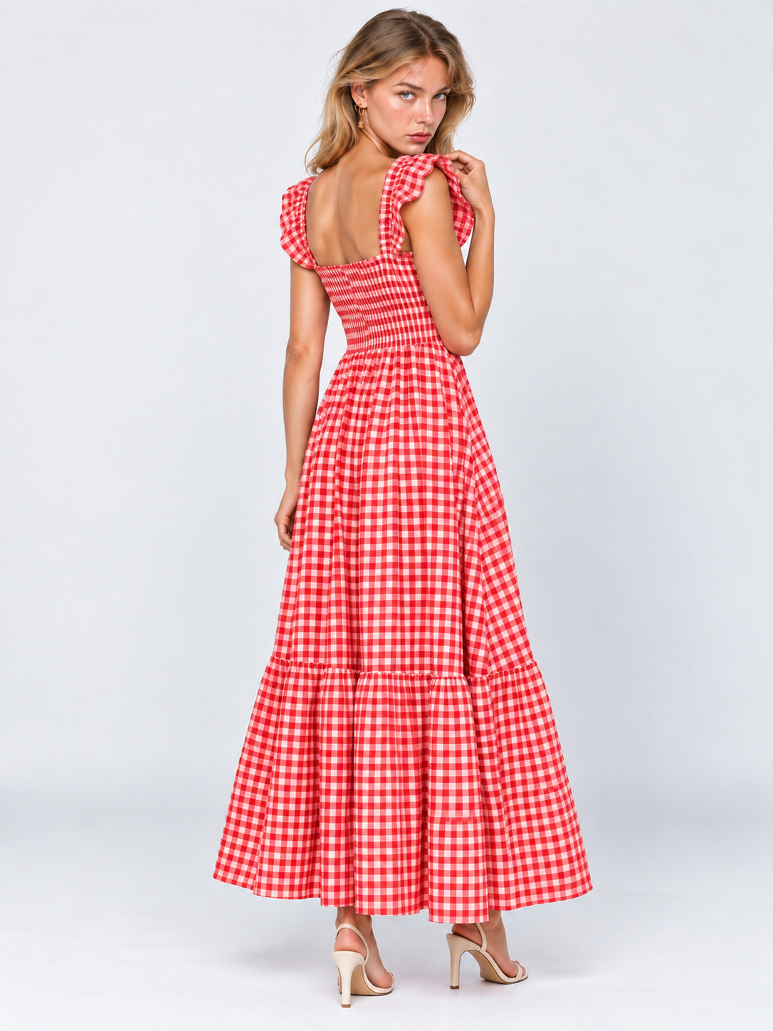 Plaid Ruffle