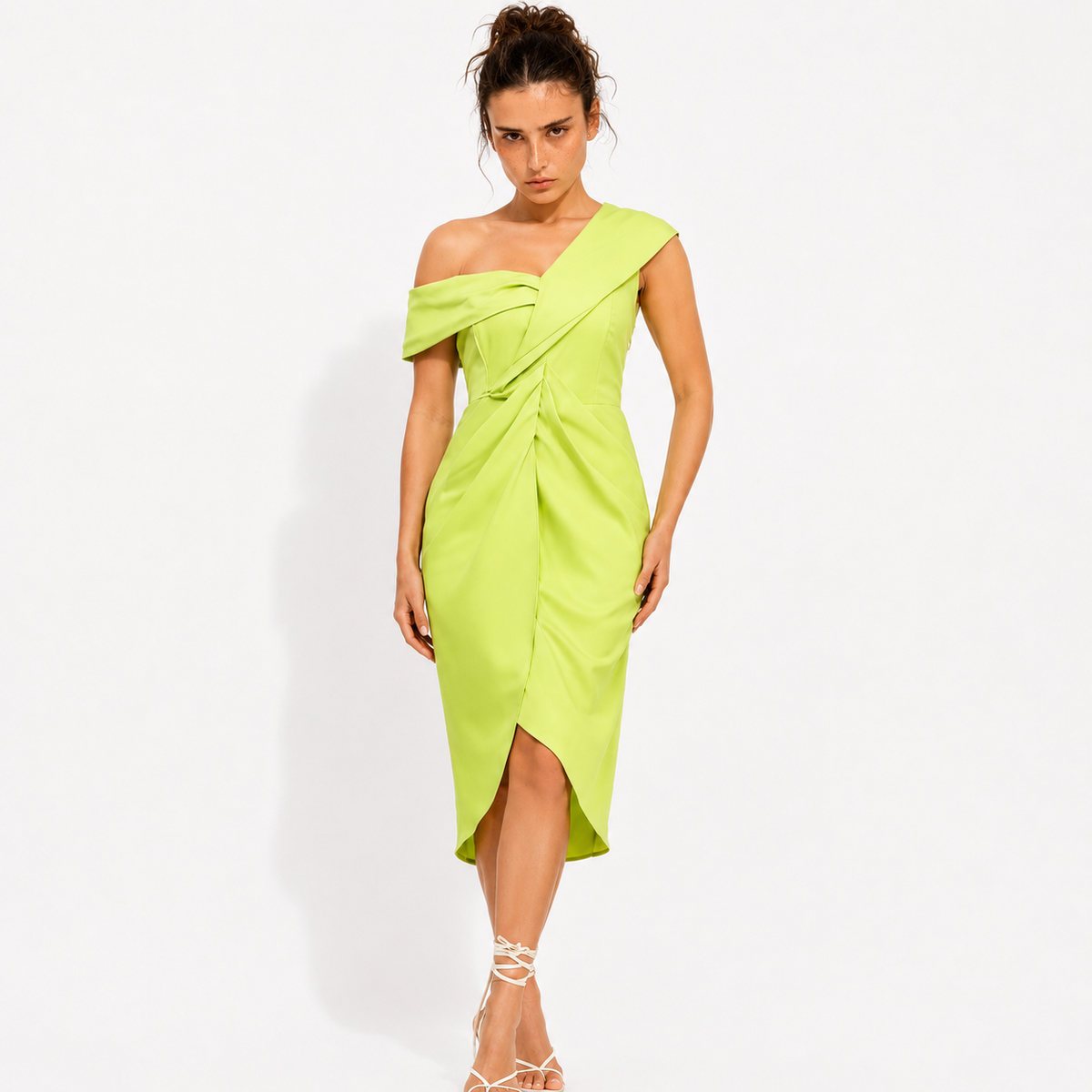 Twist Midi Dress