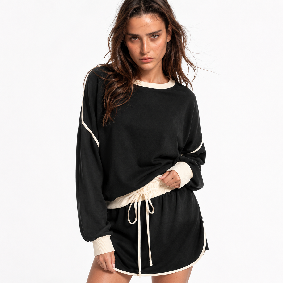 Contrast Skort