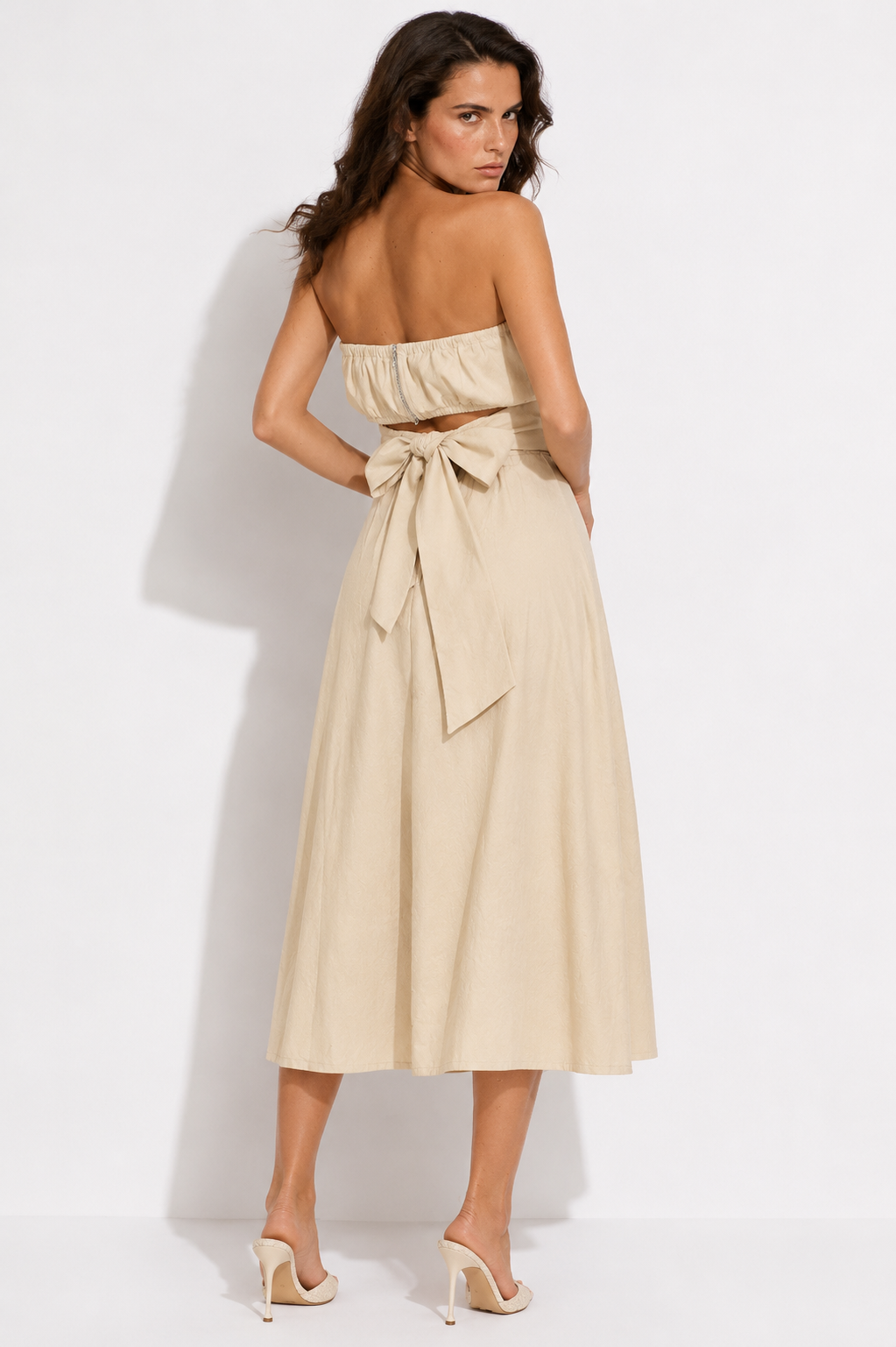 Linen Strapless