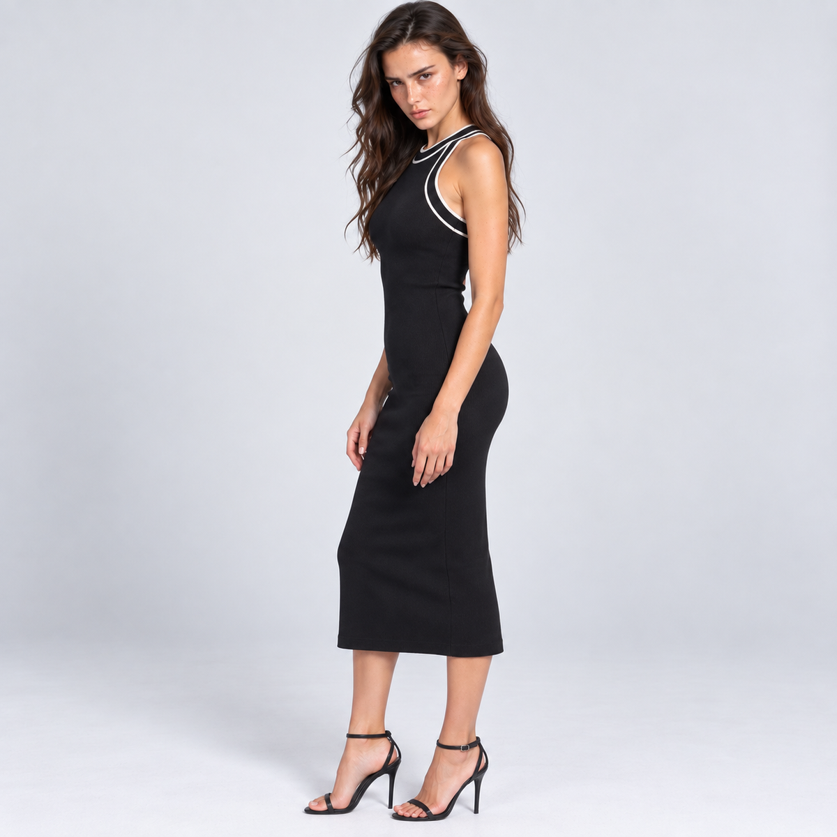 Ribbed Midi