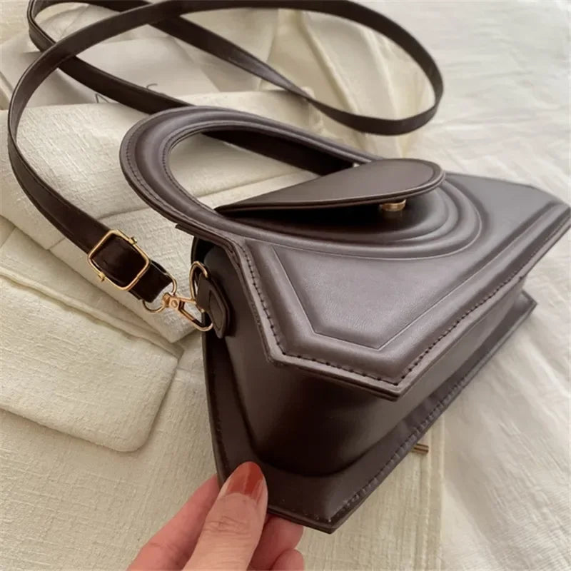 Sculptural Saddle Bag fashion view