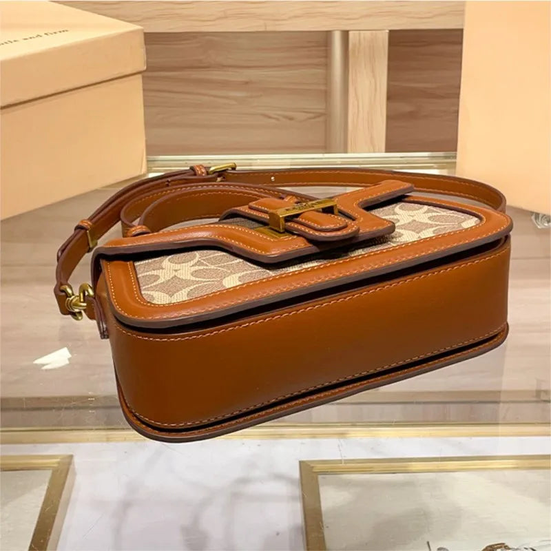 Luxe Satchel women's handbag detail
