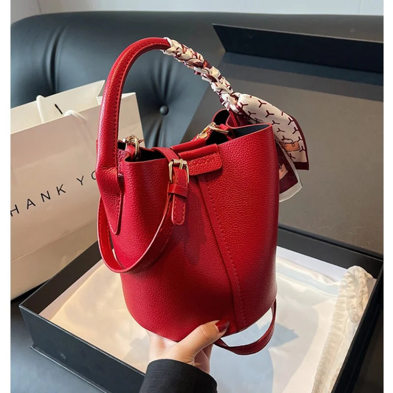 Ruby Mini bucket bag detail