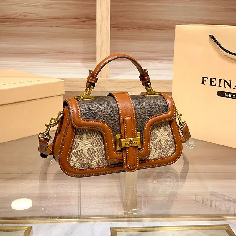 Luxe Satchel handbag close view