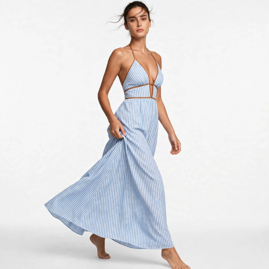 Smocked Halter Dress