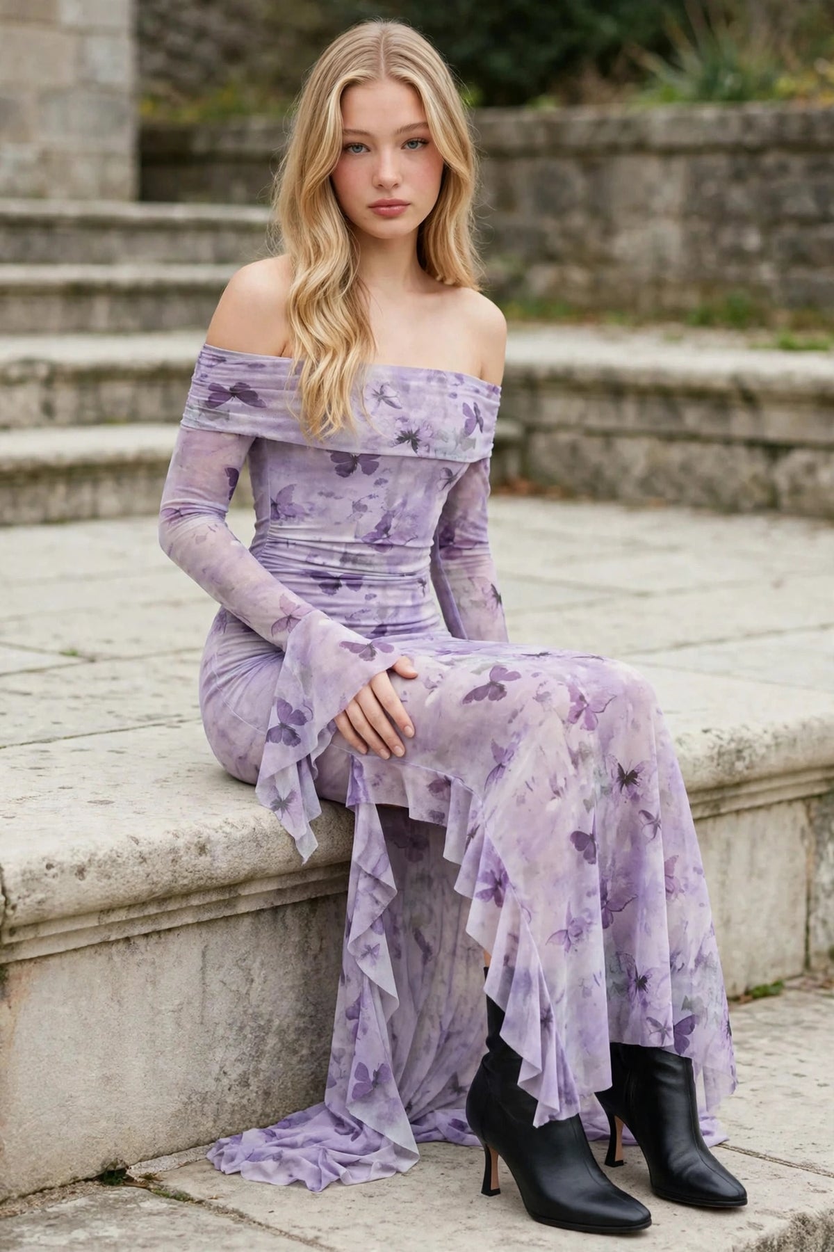 Butterfly Mermaid Dress