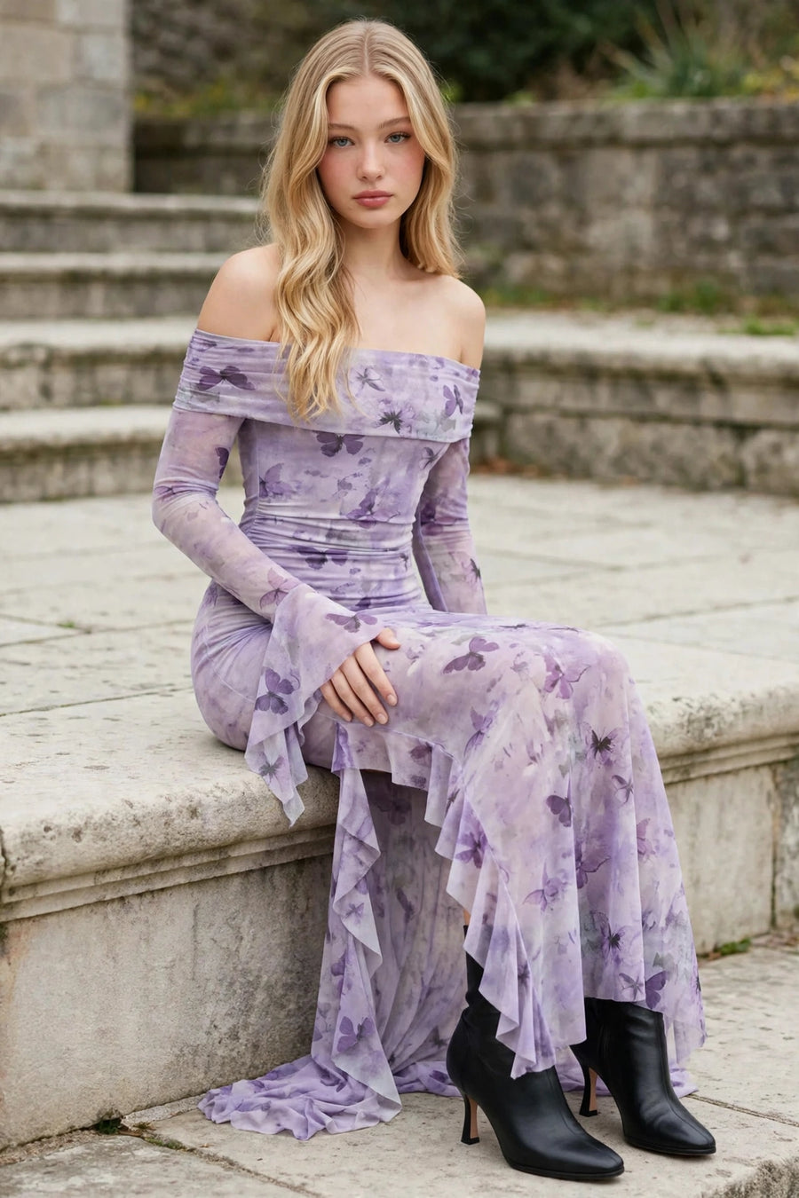 Butterfly Mermaid Dress
