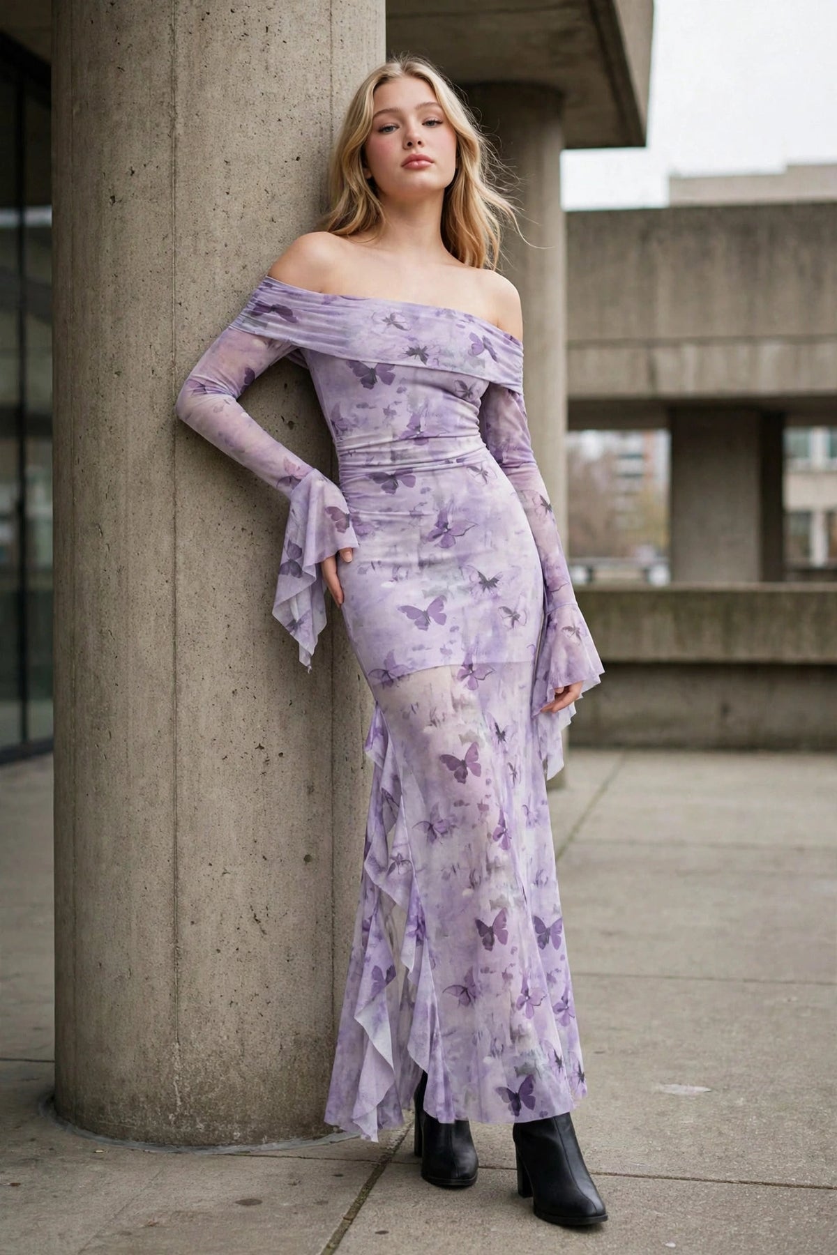 Butterfly Mermaid Dress