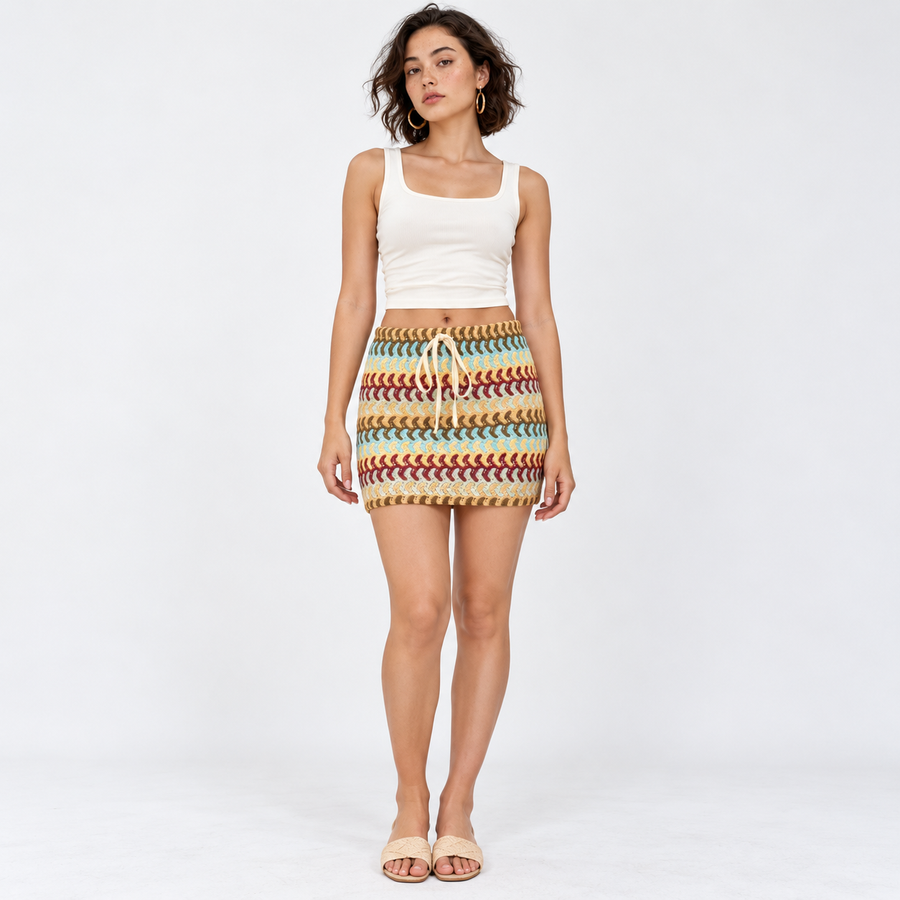 Crochet Mini Skirt