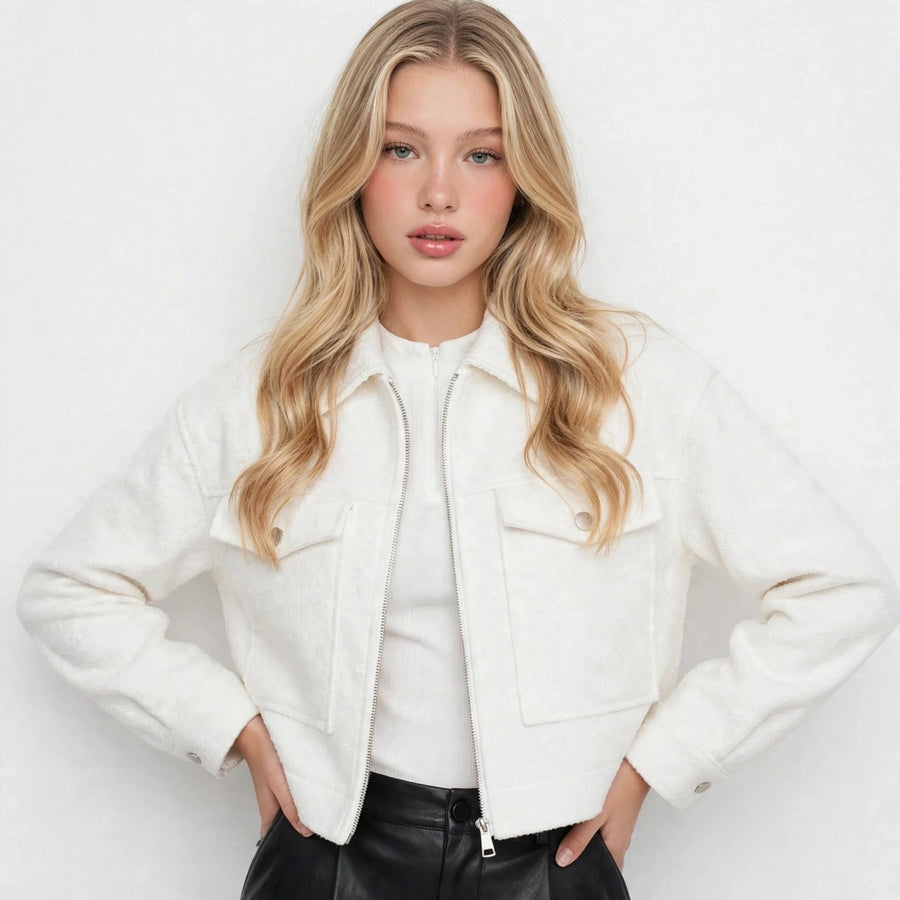 Cropped Zip Jacket