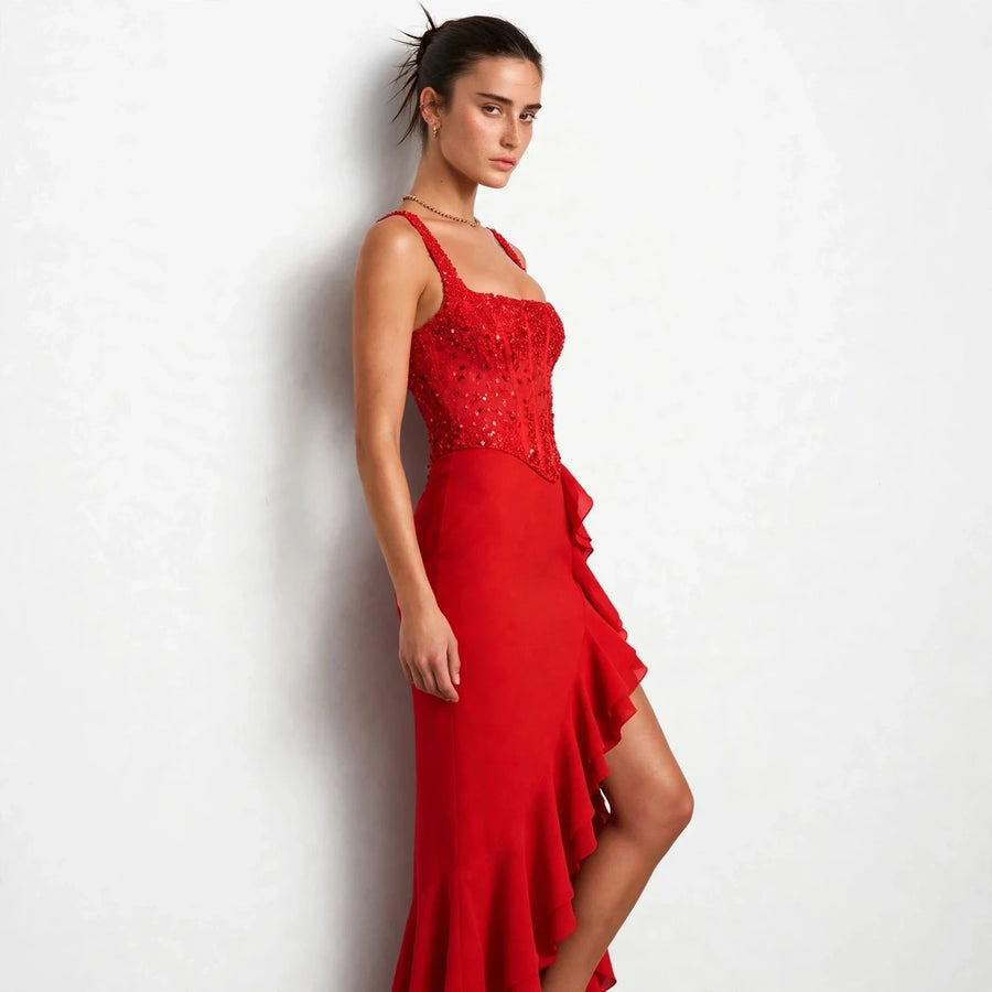 Sequin Maxi Dress
