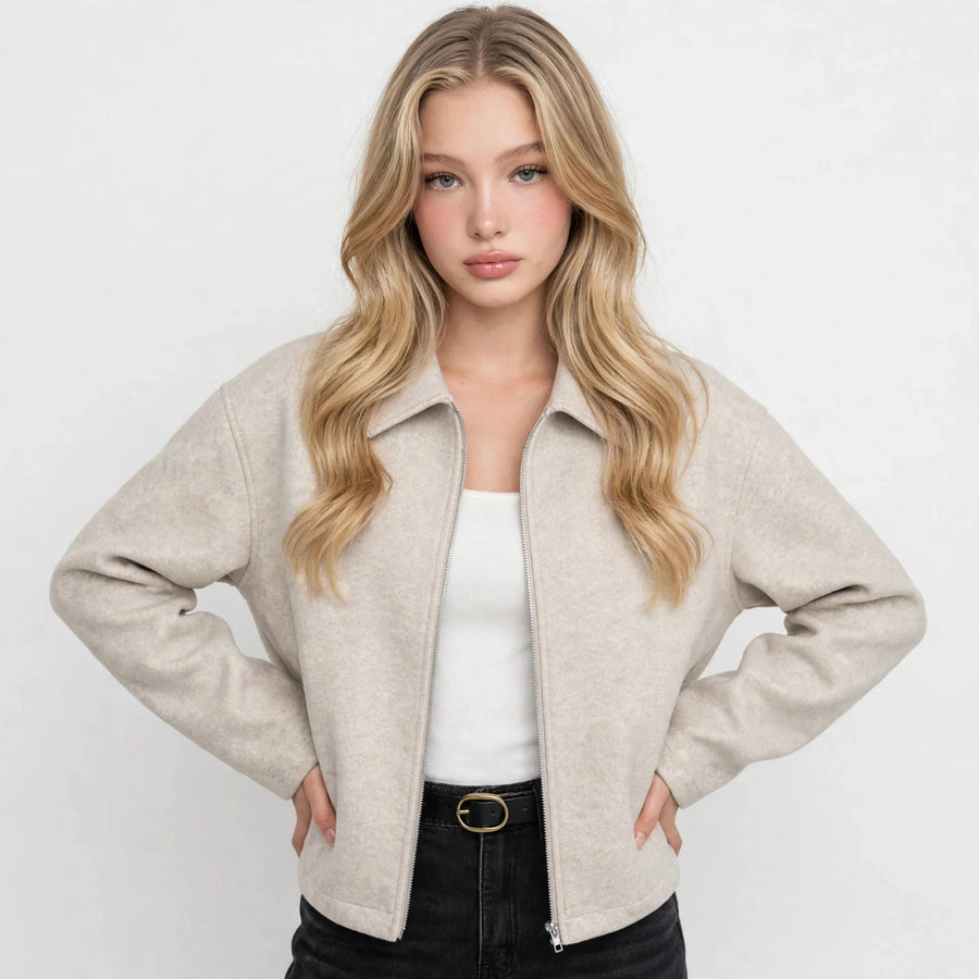 Dropped Shoulder Jacket