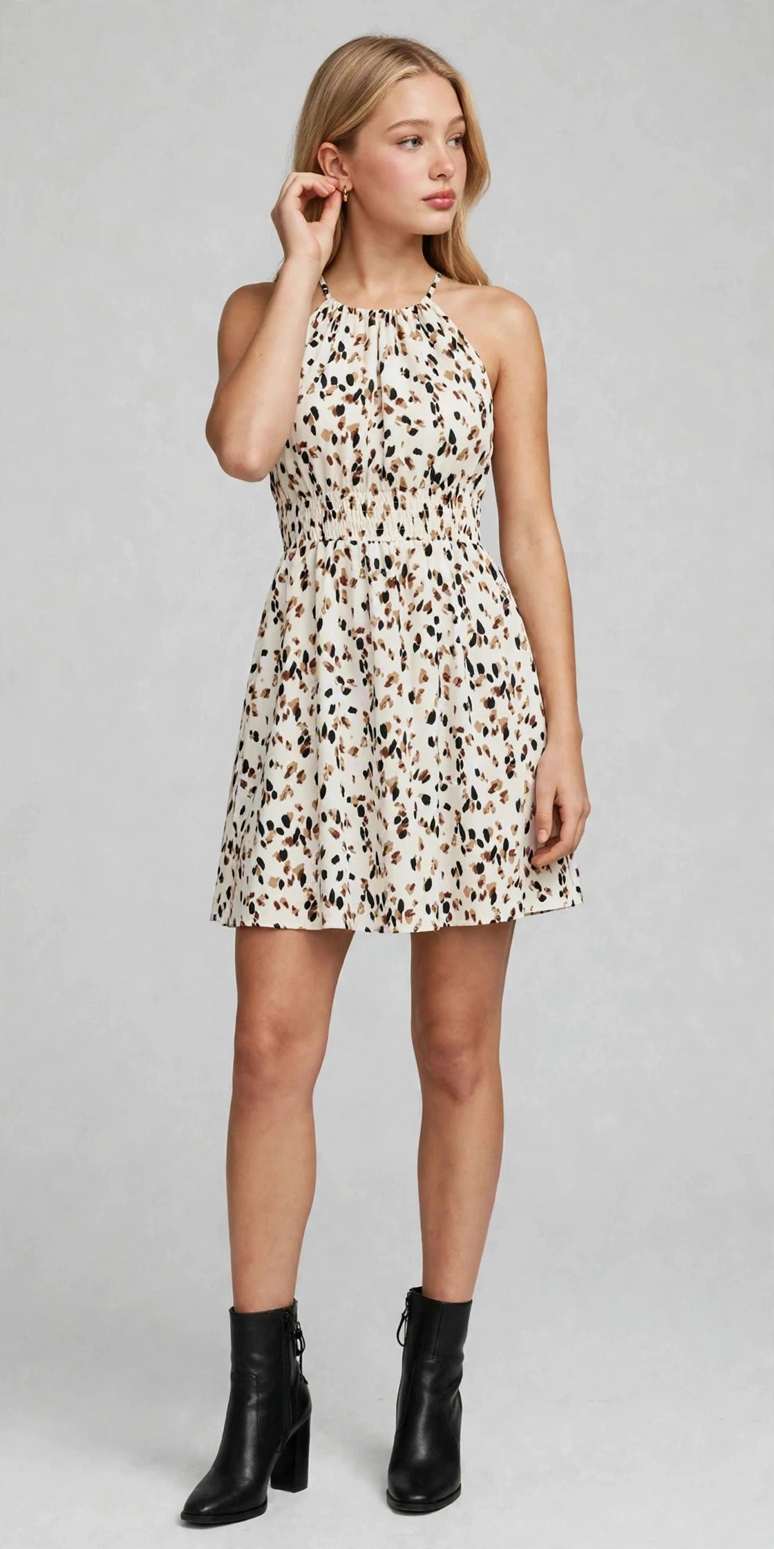 Halter Mini Dress