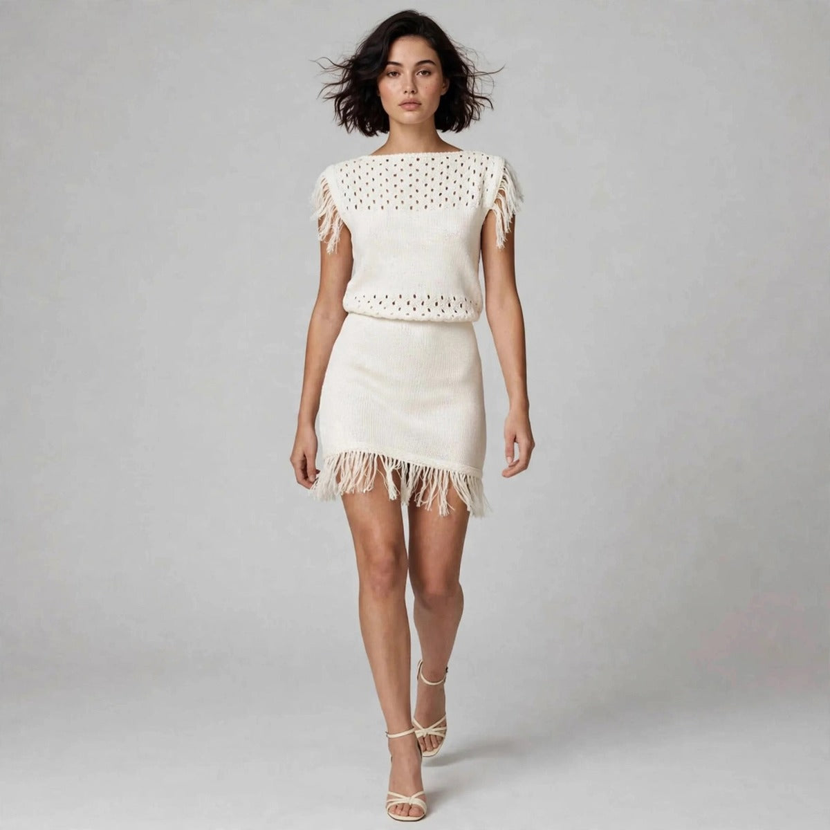 Crochet Sweater Dress