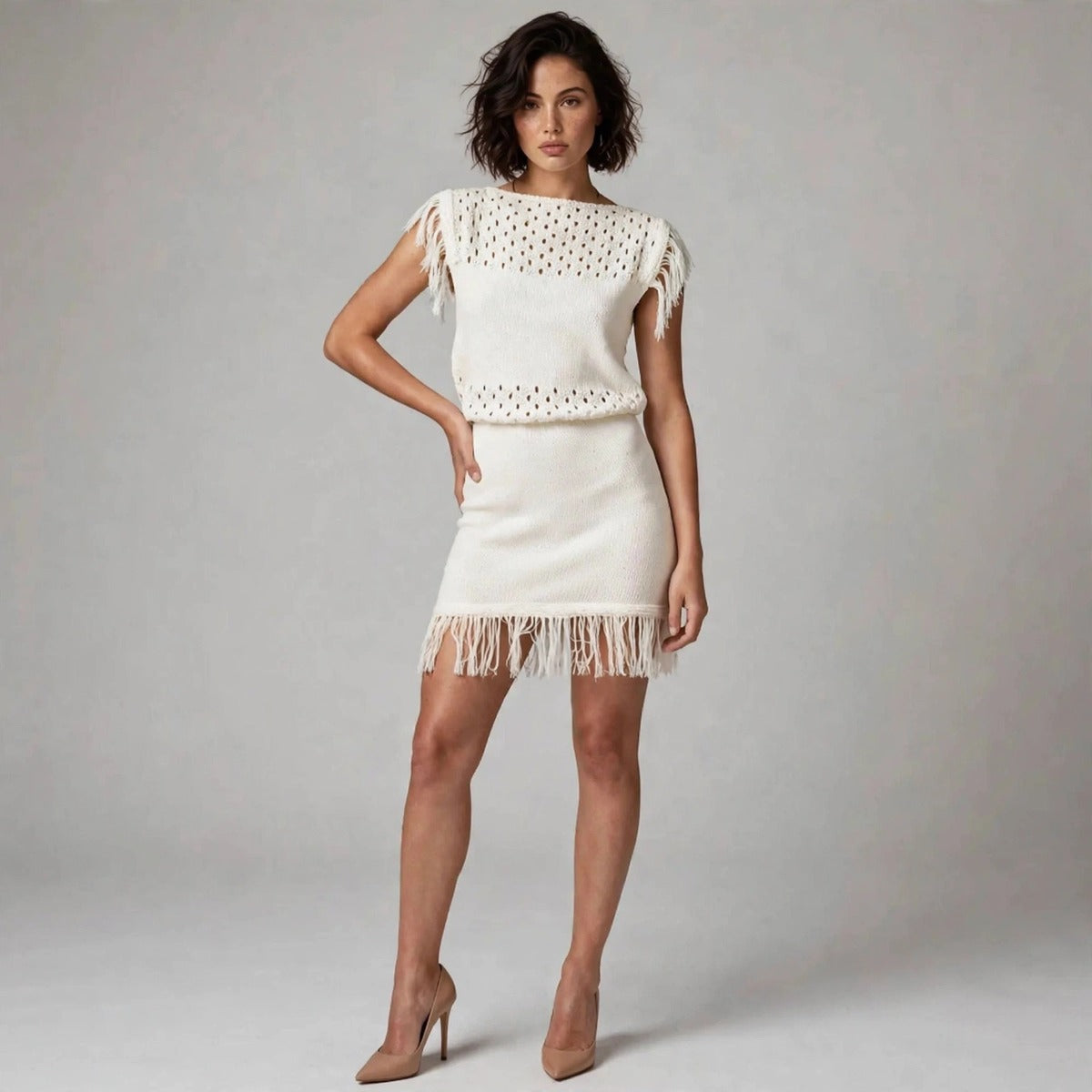Crochet Sweater Dress