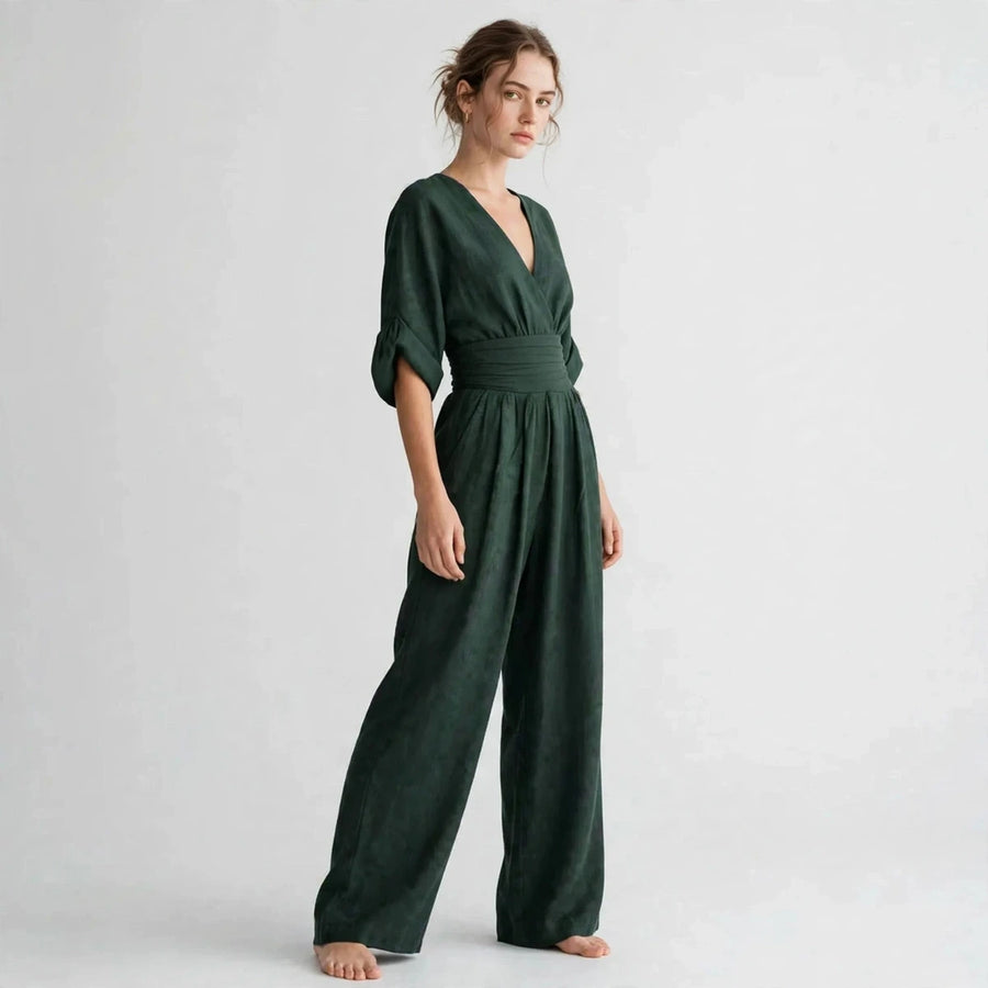 Half Sleeve Jumpsuit