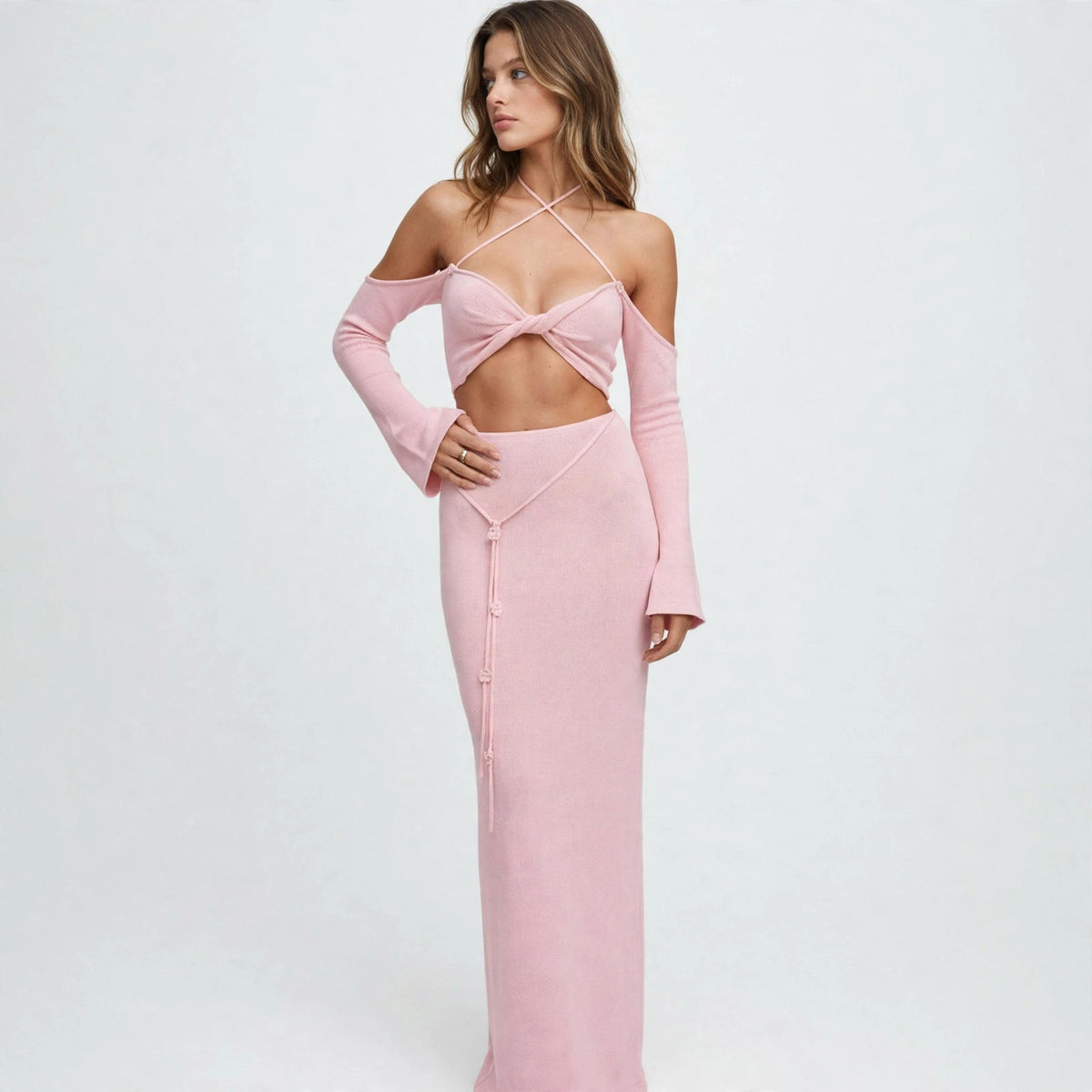 Halter Knit Set