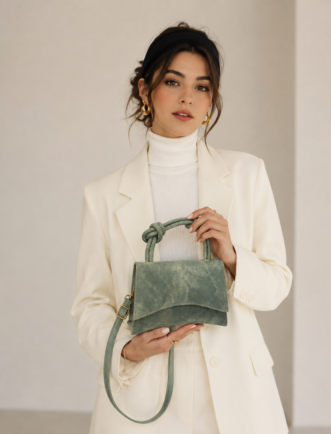Knotted crossbody bag for women | ORLEVE