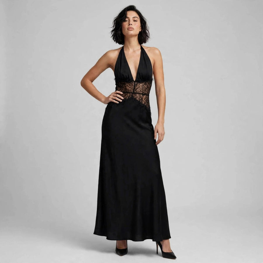 Lace Halter Dress