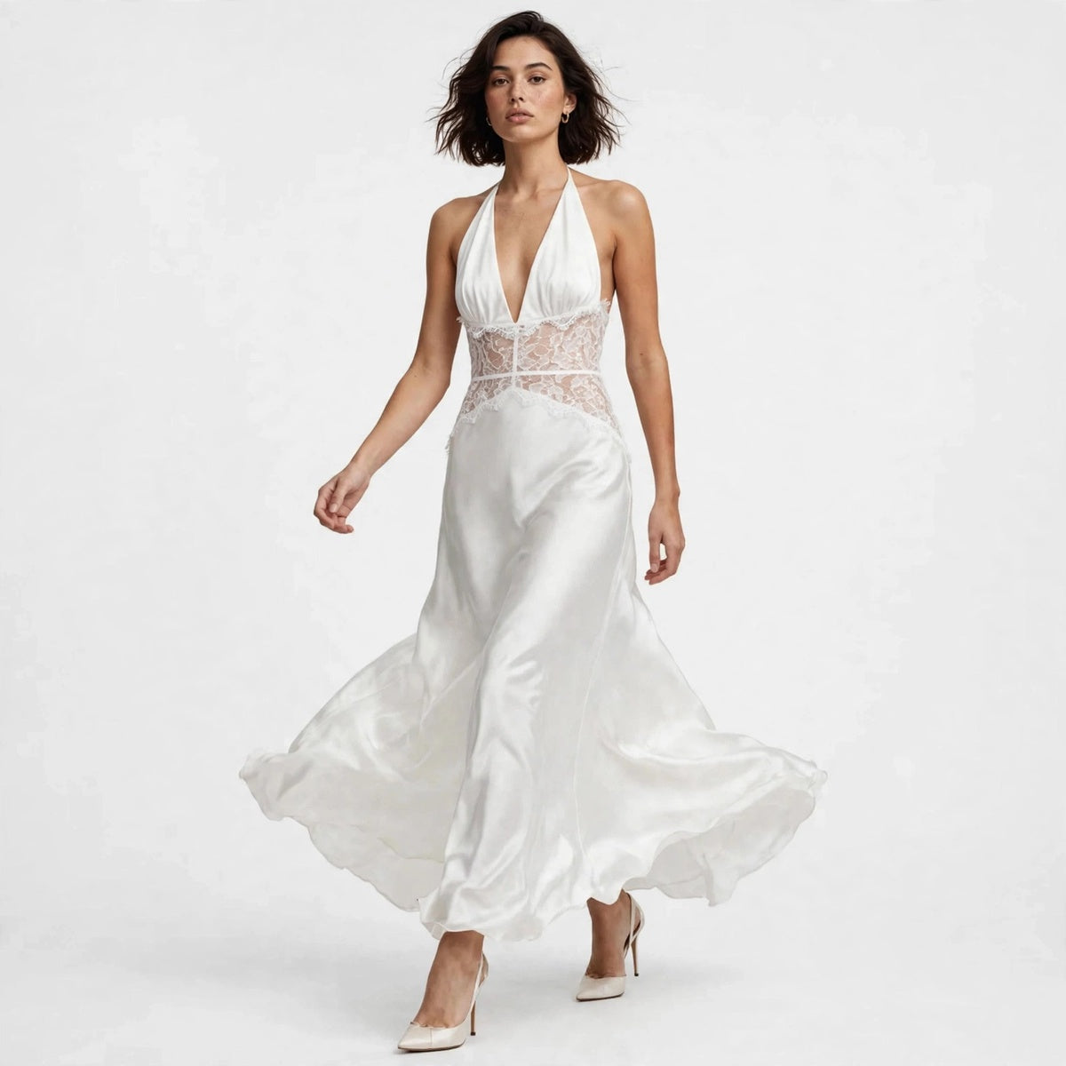 Lace Halter Dress