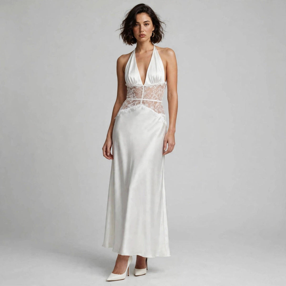 Lace Halter Dress