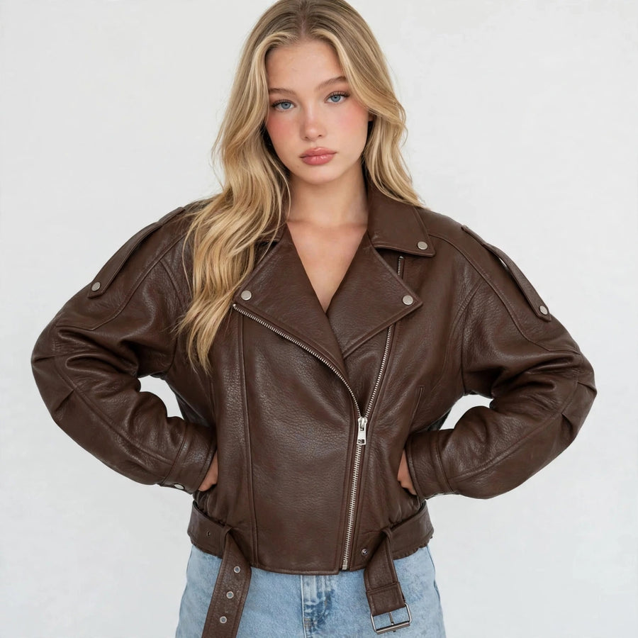 Leather Zip Jacket