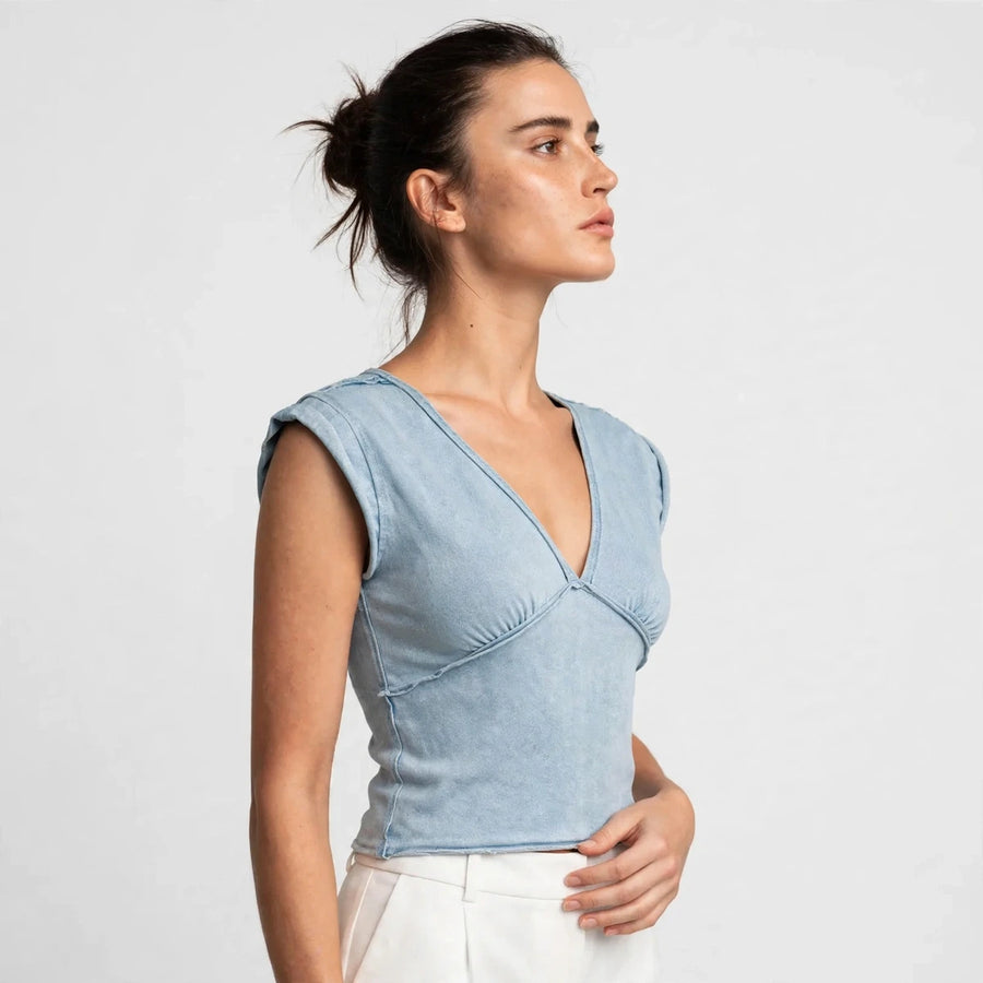 V-Neck Crop Top