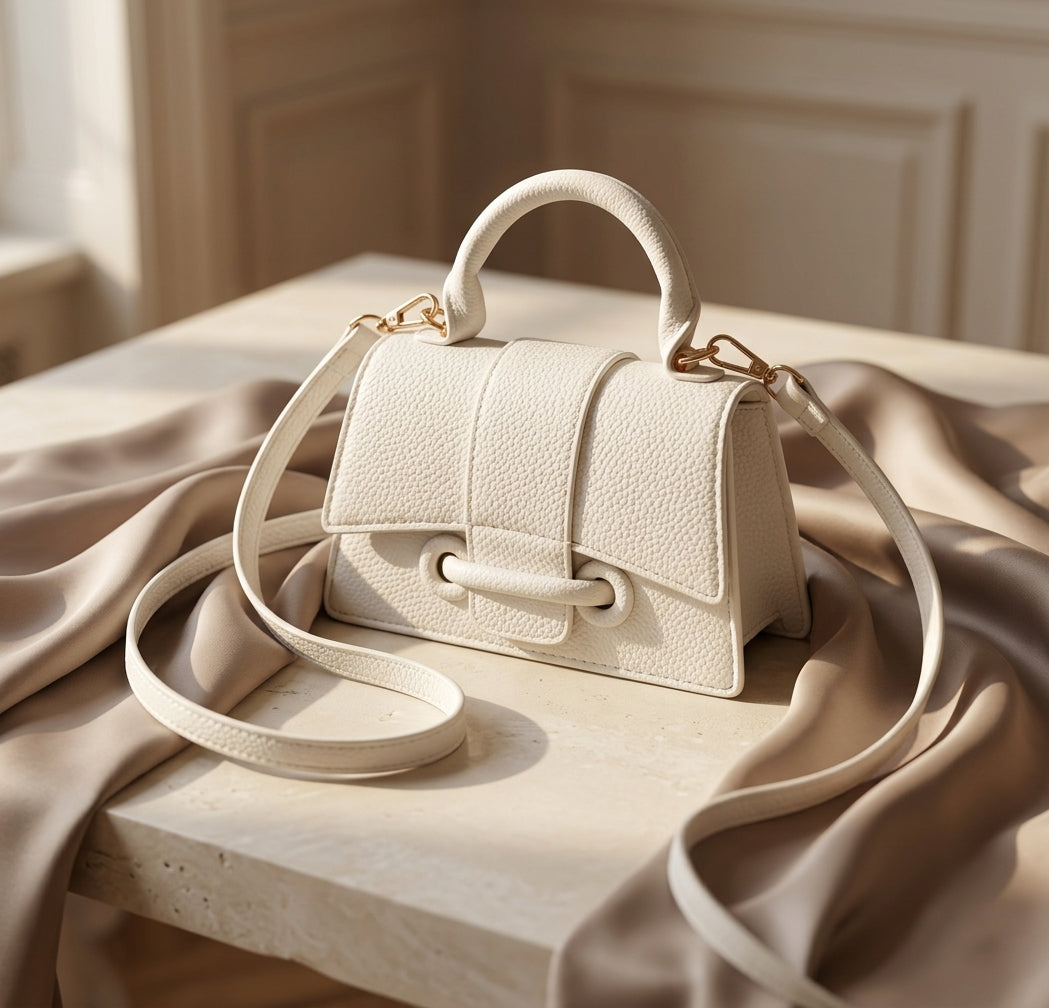 Mini top handle bag side view | ORLEVE