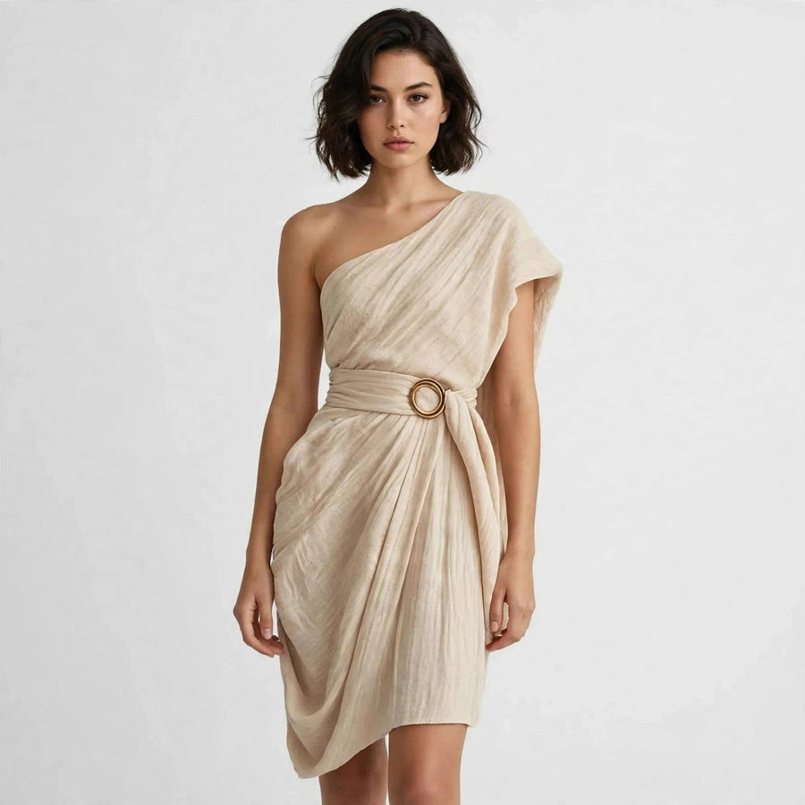 One-Shoulder Maxi Dress