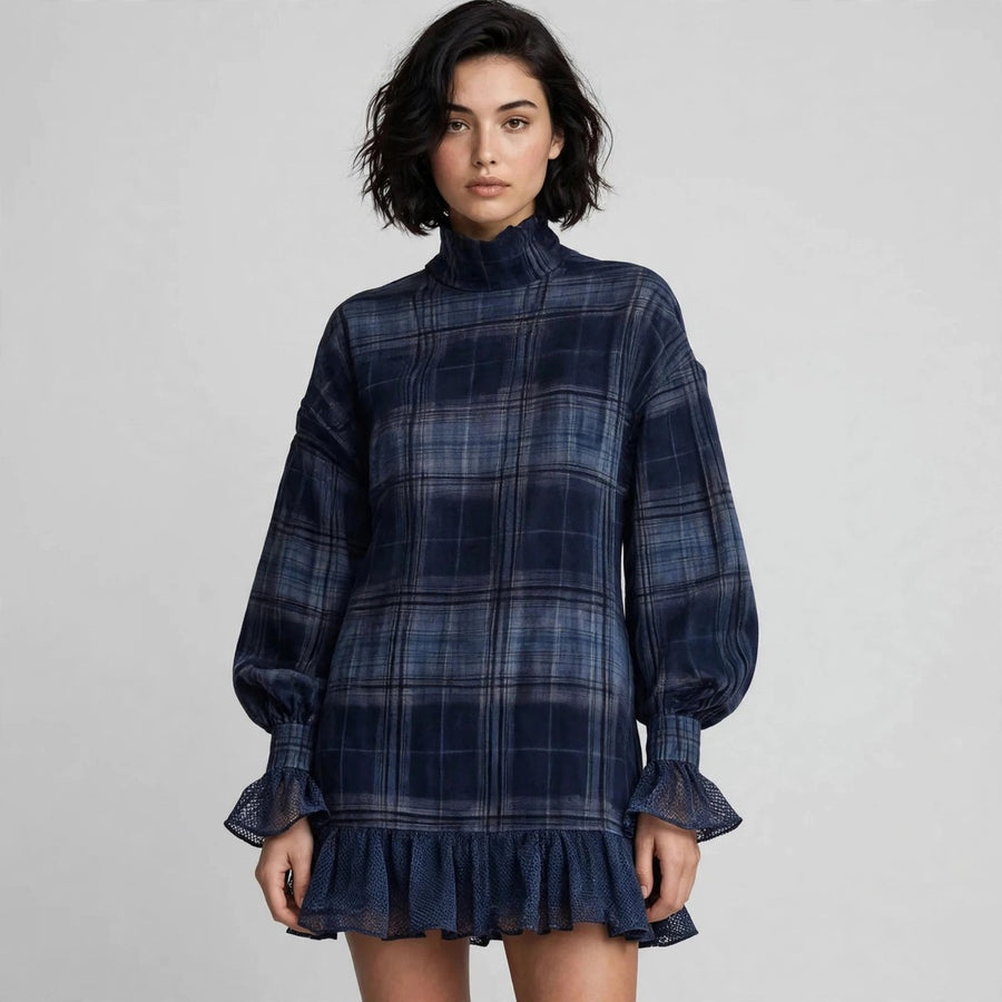 Plaid Mini Dress