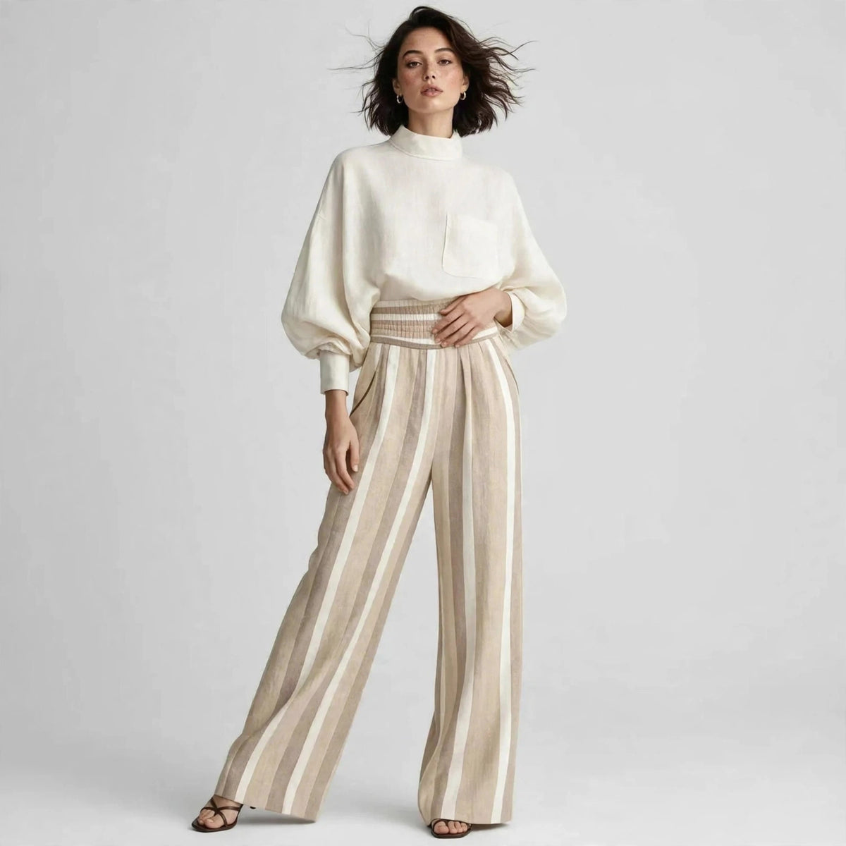 Mock Neck Set