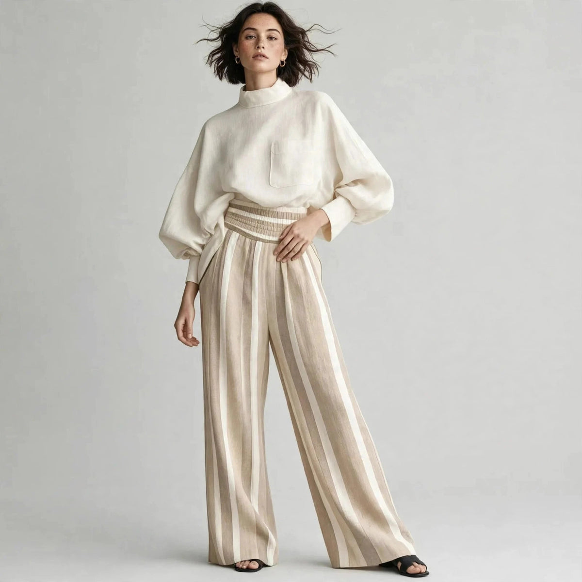 Mock Neck Set