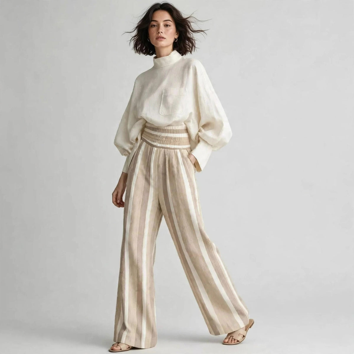 Mock Neck Set
