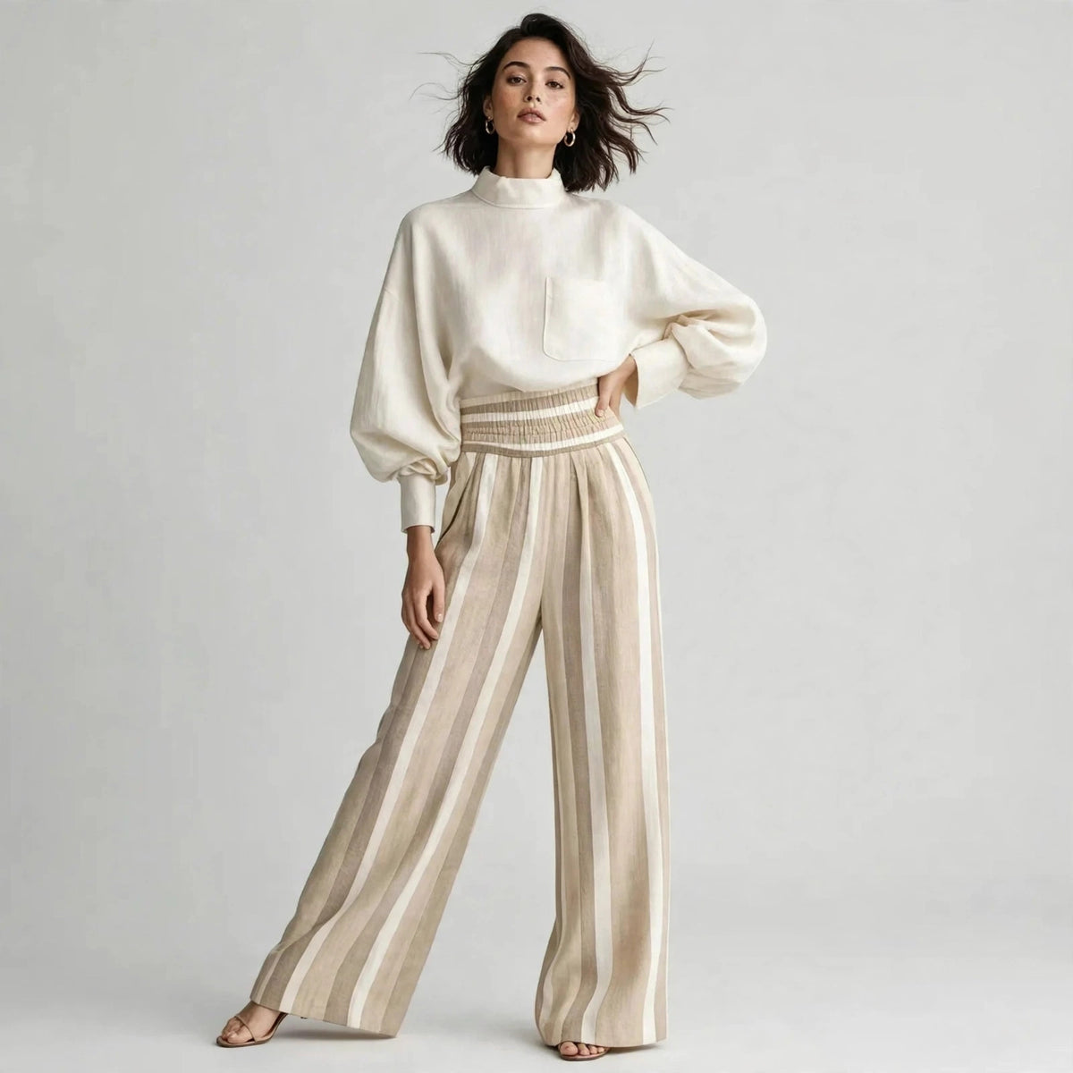 Mock Neck Set