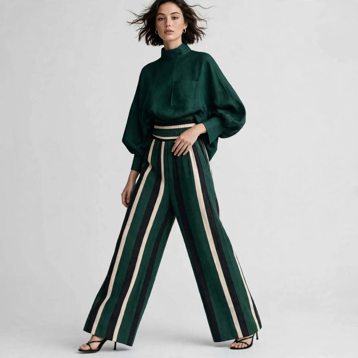 Mock Neck Set