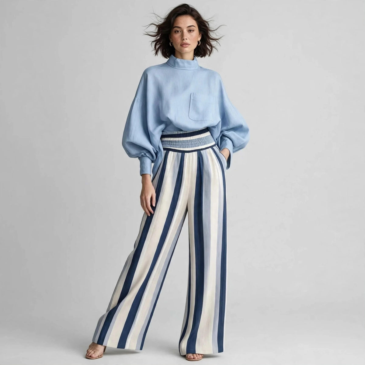 Mock Neck Set