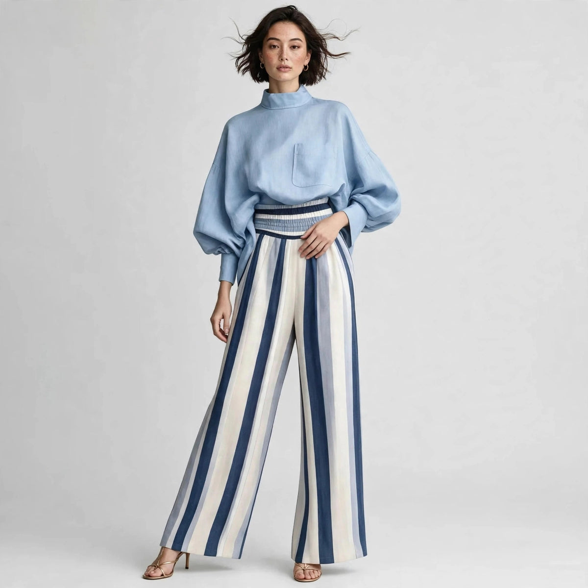 Mock Neck Set
