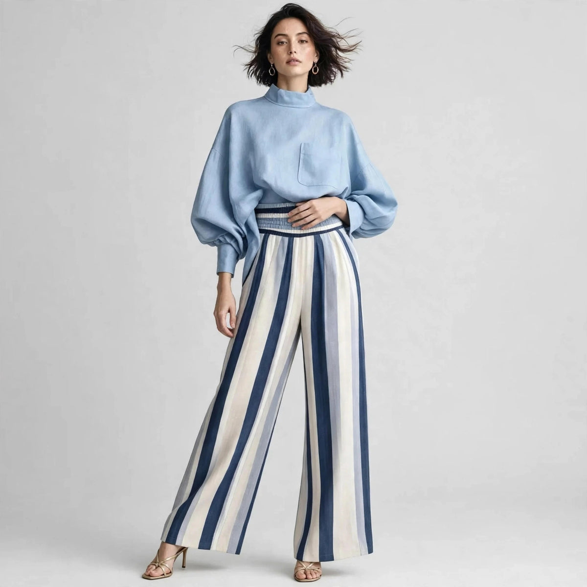 Mock Neck Set