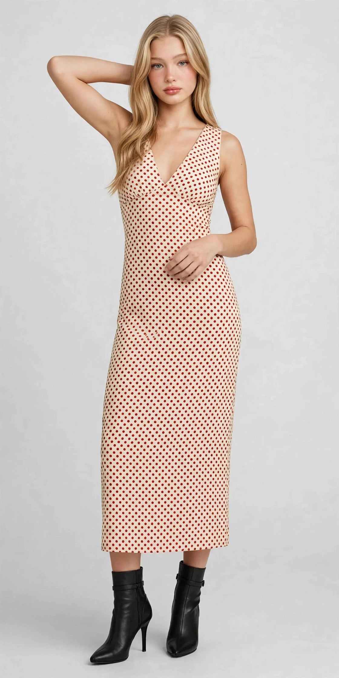 Polka Maxi Dress