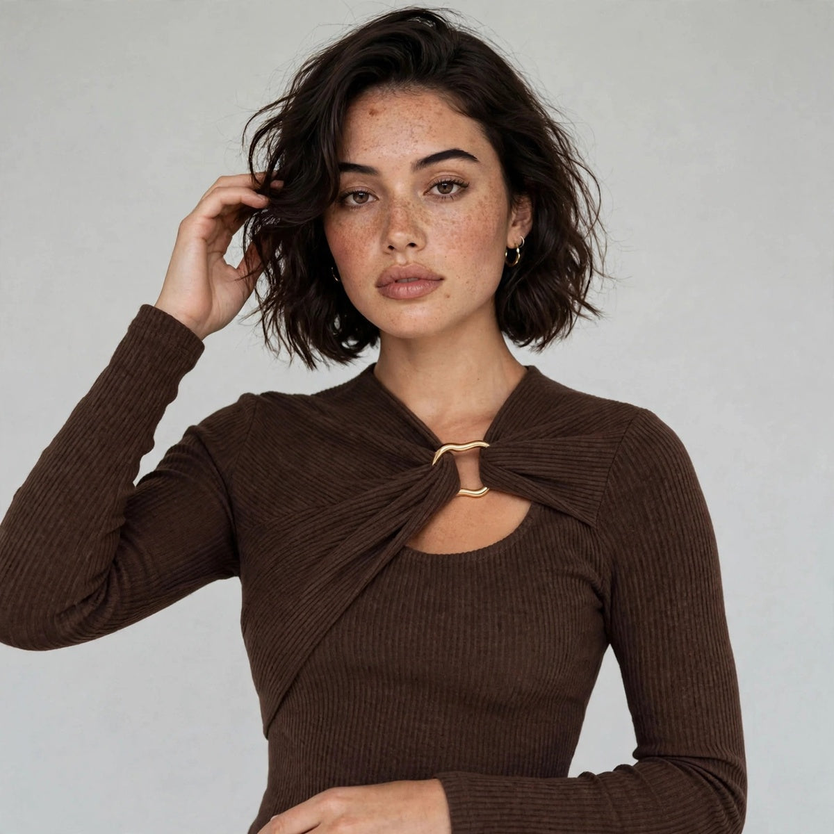 Ring Ribbed Tee