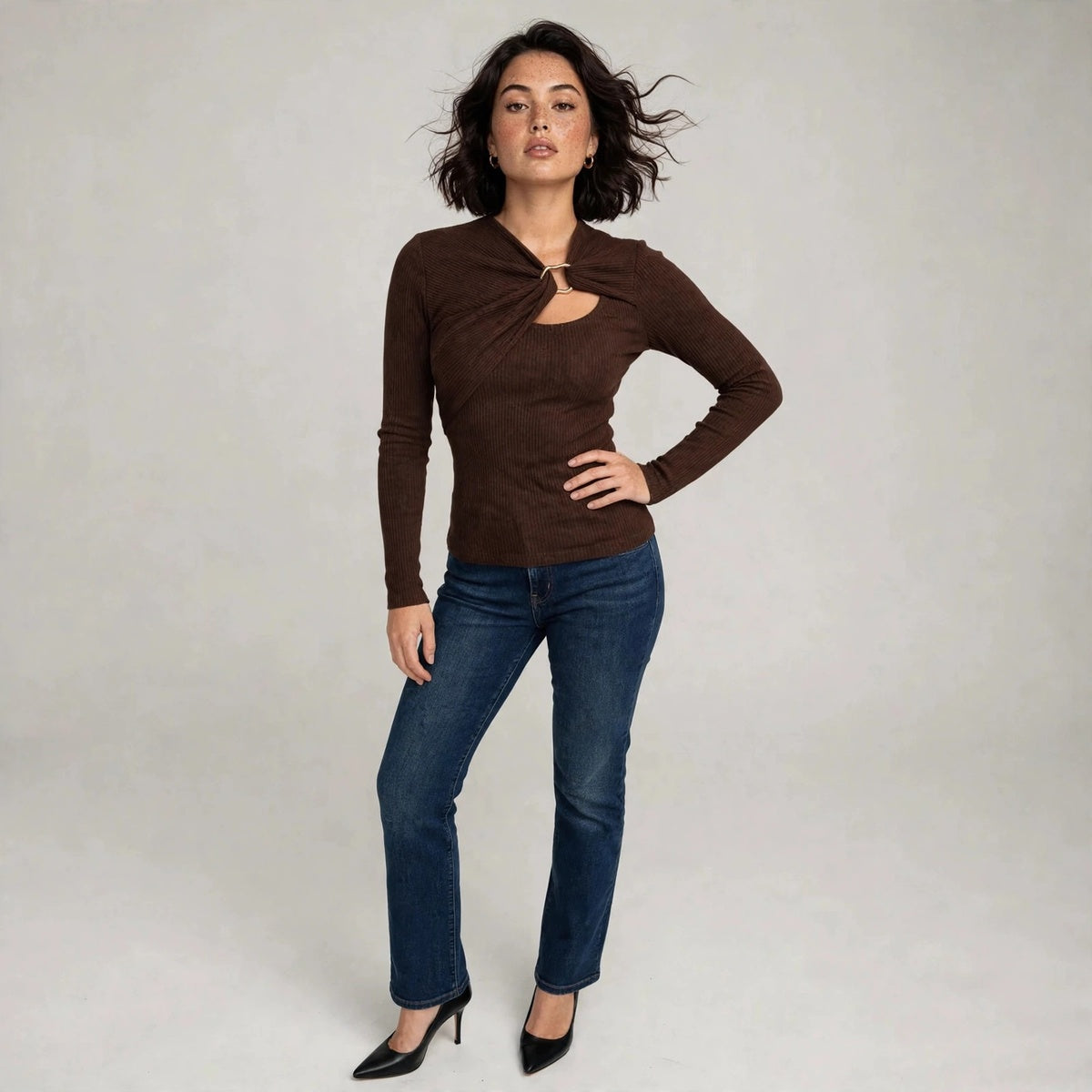 Ring Ribbed Tee
