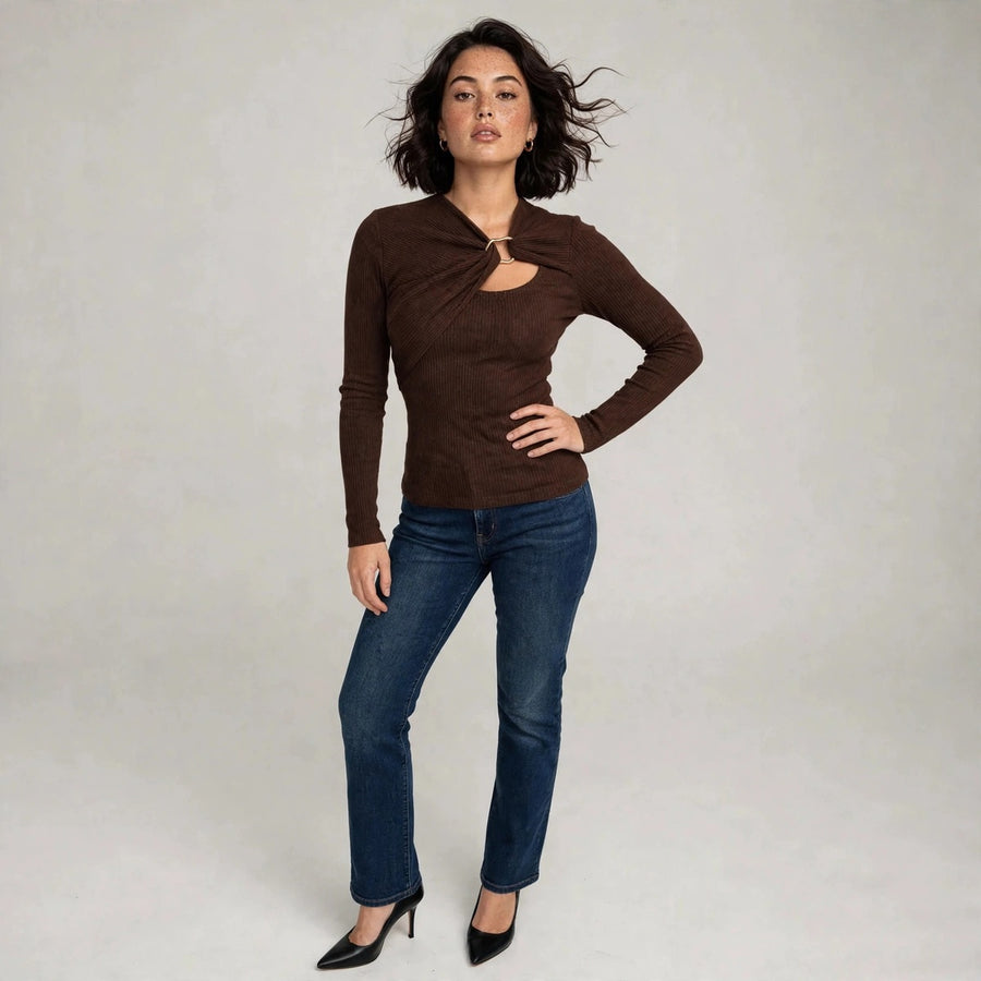 Ring Ribbed Tee