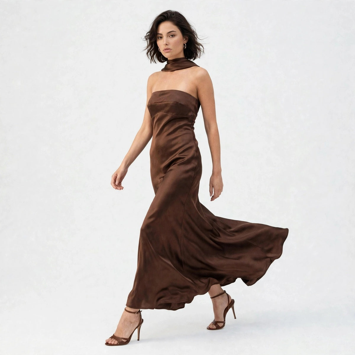 Satin Tube Dress