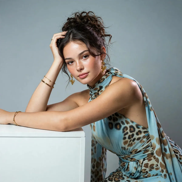 Luxury fashion editorial photograph