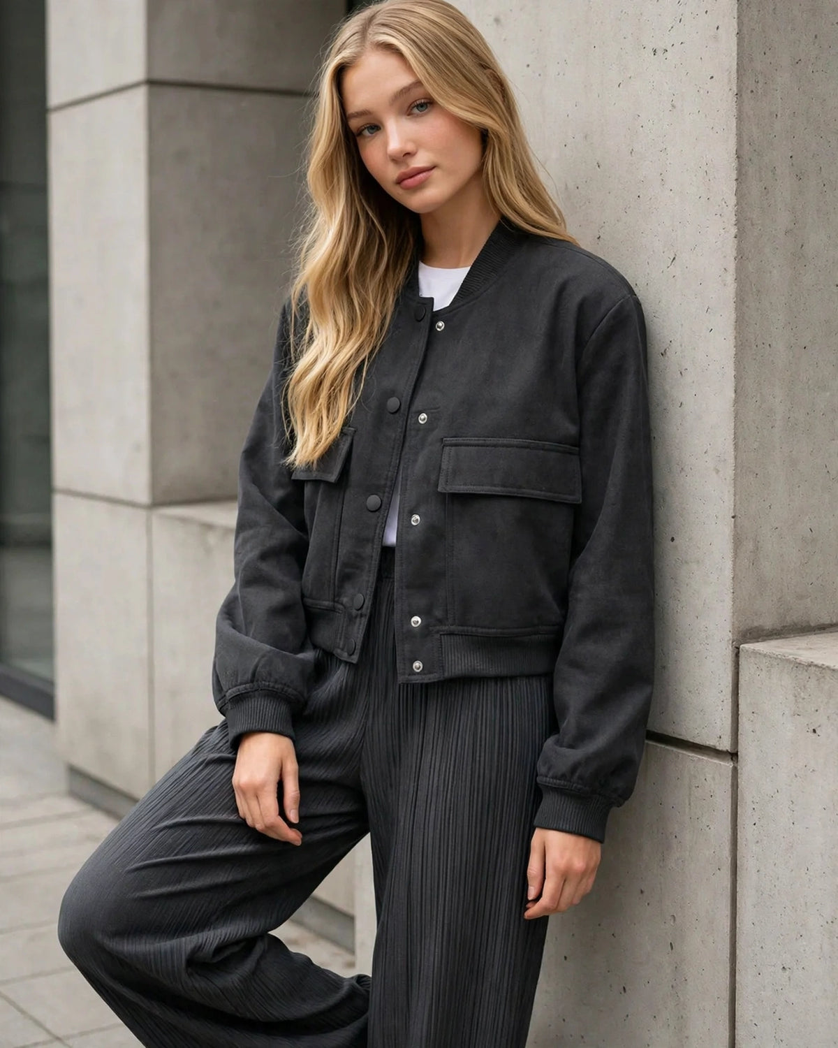 Snap Collar Jacket