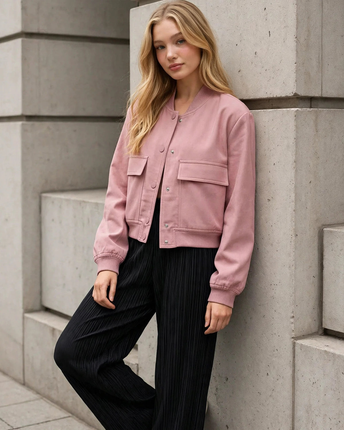 Snap Collar Jacket