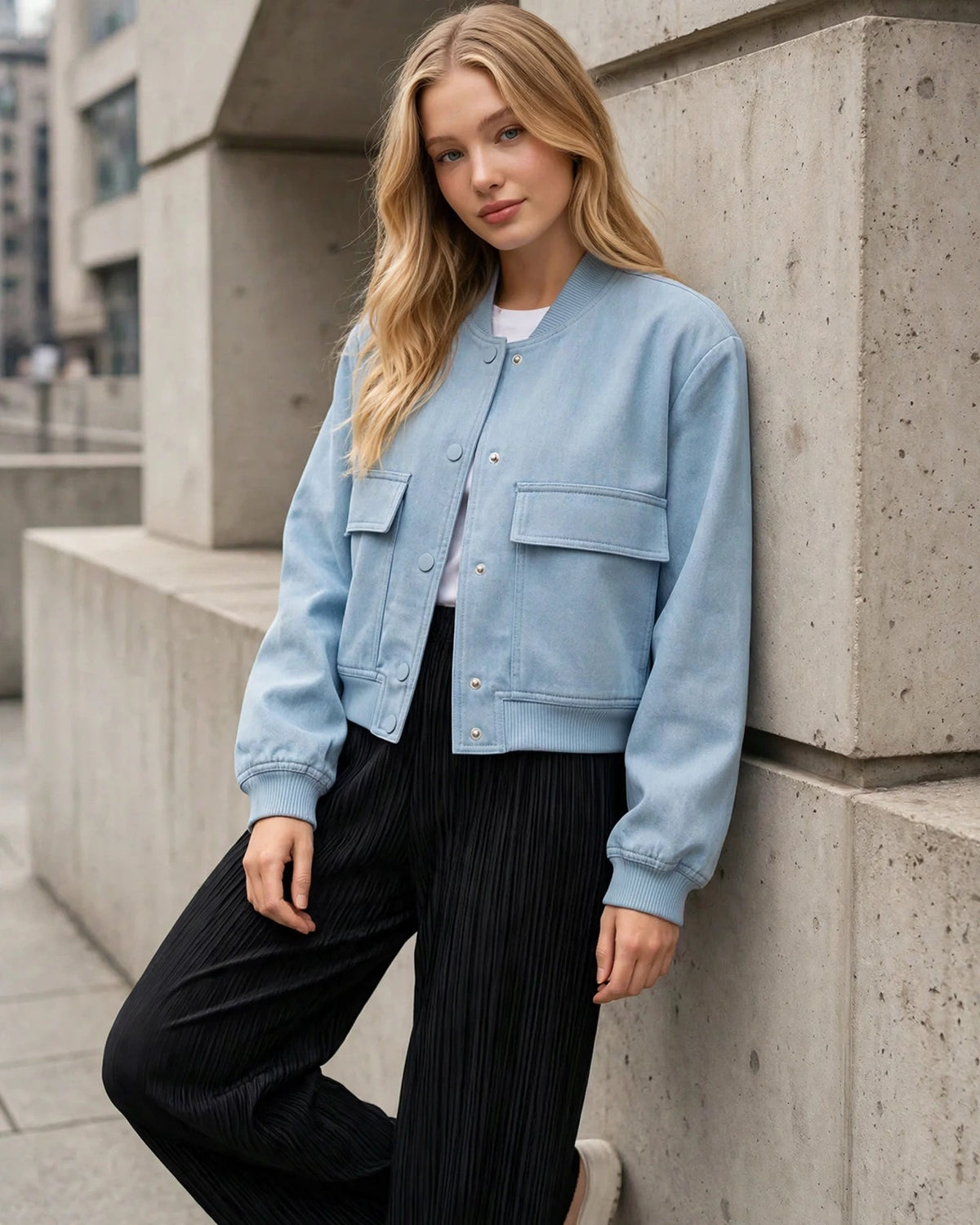 Snap Collar Jacket